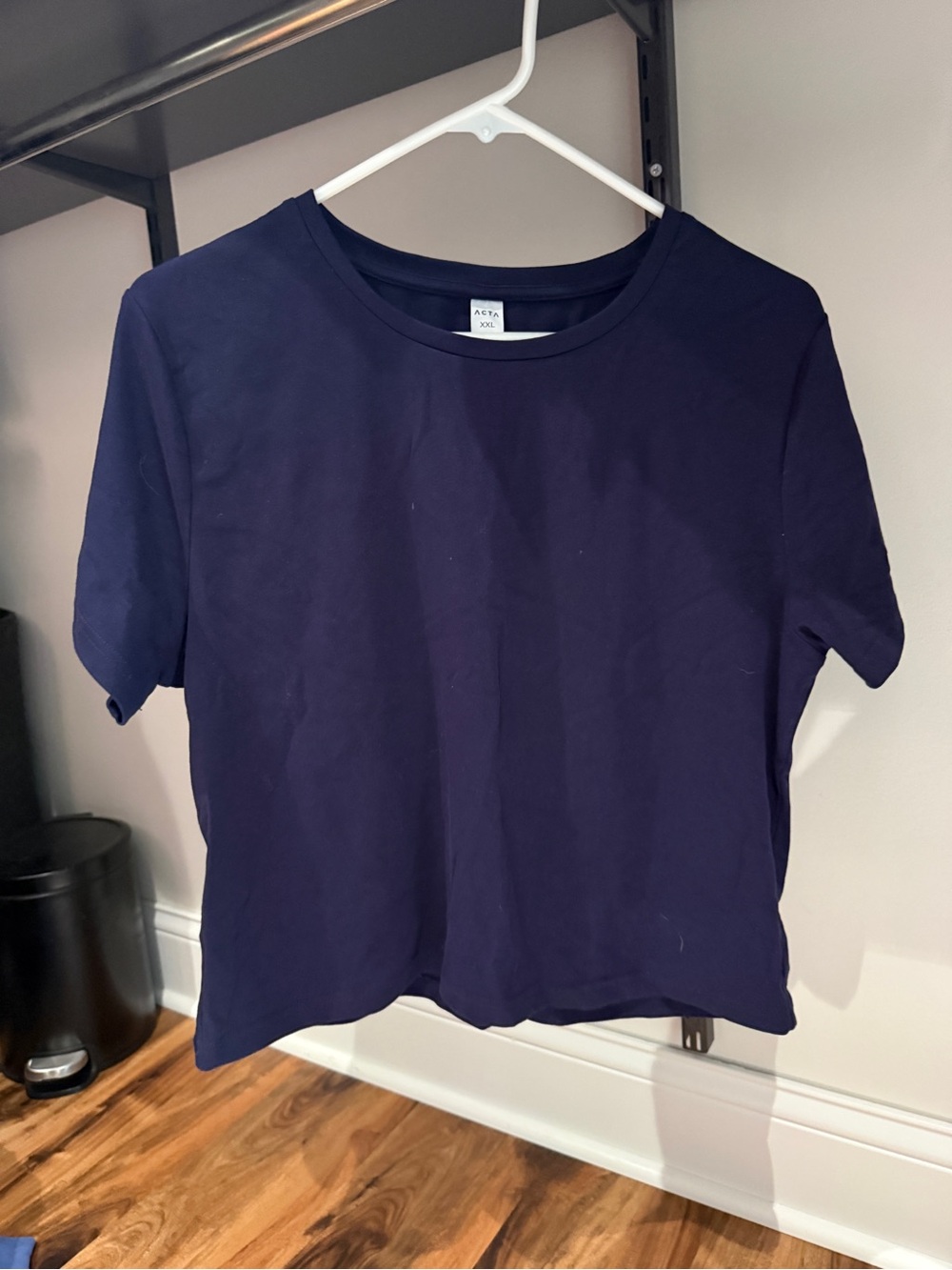 ACTA Navy Crewneck Cotton Tee